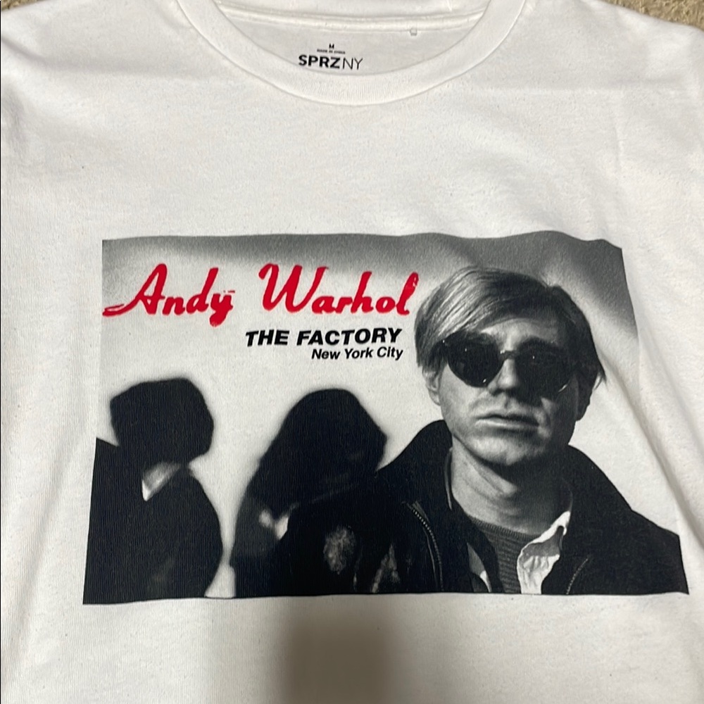 3 for $10 White Andy Warhol Graphic T-Shirt